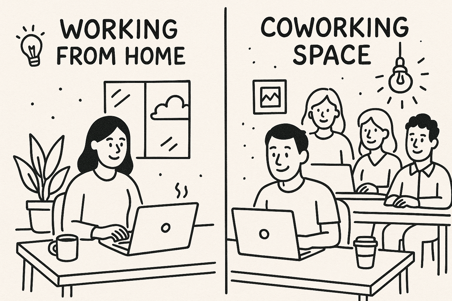 Working from Home vs. Coworking Spaces: Which is Right for You?
