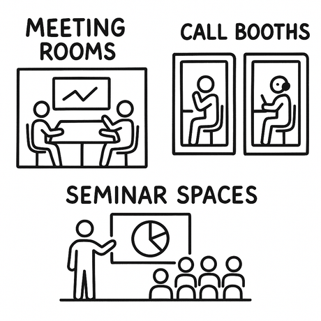 Meeting Rooms, Call Booths, and Seminar Spaces: Hosting Events at CoWorkSpace