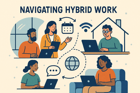Navigating Hybrid Work: Policies, Emerging Trends, and How CoWorkSpace Supports You