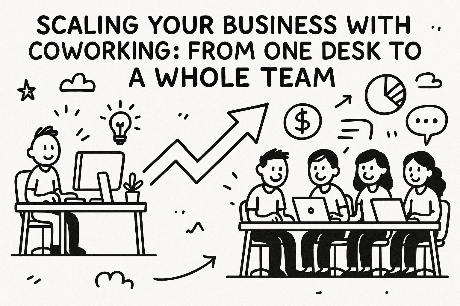 Scaling Your Business with Coworking: From One Desk to a Whole Team