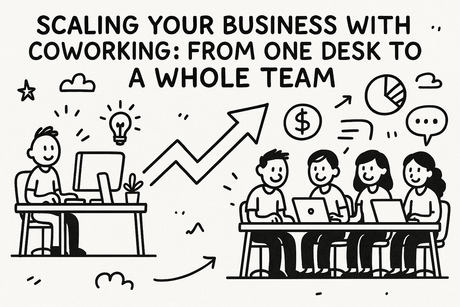 Scaling Your Business with Coworking: From One Desk to a Whole Team