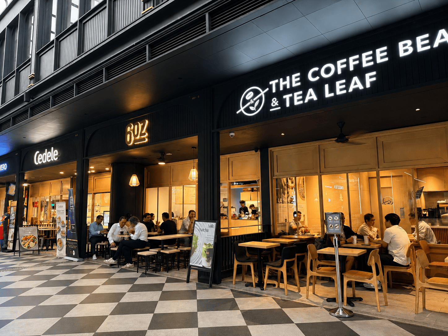 Modern cafe lounge CIMB Plaza
